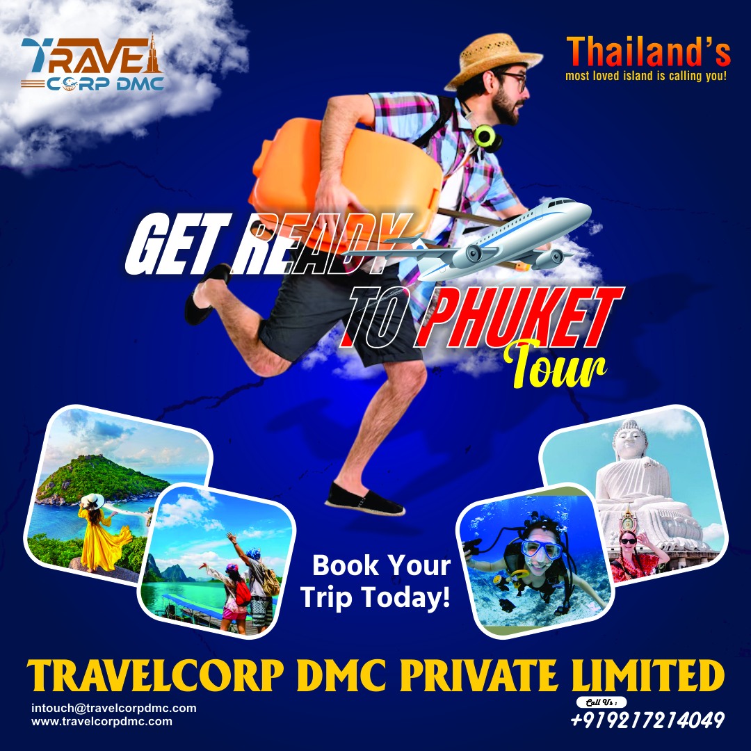🌴 Phuket Special – Partner With Us for Seamless Departures! ✈️

Thailand’s most loved island is calling… and we’re ready to deliver it to your clients with the best B2B rates!

🤝 Why Book Phuket with TRAVELCORP DMC?
✅ Guaranteed Competitive B2B Net Rates
✅ Private & SIC Transfers Available
✅ Coral Island & Phi Phi Island Tours
✅ Tiger Park, City Tours & Premium Experiences
✅ 4★ & 5★ Handpicked Hotel Options
✅ 24x7 Ground Support in Thailand
✅ Fast Confirmations | Instant Vouchers

💼 Maximize your margins with trusted on-ground handling.
Let’s grow your Thailand sales together!

📩 DM us for special agent rates
📞 +91 92172 14049
📧 intouch@travelcorpdmc.com

#TravelAgents #B2BTravel #PhuketPackages #ThailandDMC #TravelCorpDMC #AgentPartner #ThailandSpecialist #B2BRates #PhuketTour #GrowTogether